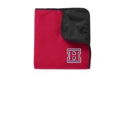 H Fleece & Poly Travel Blanket