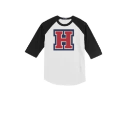 Horton Middle H Logo Youth Baseball Tee