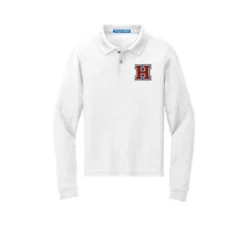 Horton Middle H Embroidery Youth Long Sleeve Polo