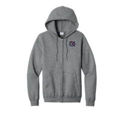 Horton Middle Wildcat Embroidery Adult Full Zip Hoodie