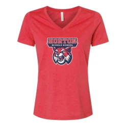 Horton Middle Logo Ladies V-Neck