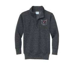 Horton Middle Wildcat Embroidery Youth Quarter Zip