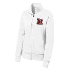 Horton Middle H Embroidery Ladies Full Zip Hoodie