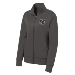 Horton Middle Wildcat Embroidery Ladies Full Zip Hoodie