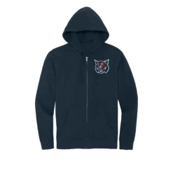 Horton Middle Wildcat Embroidery Adult Full Zip Hoodie