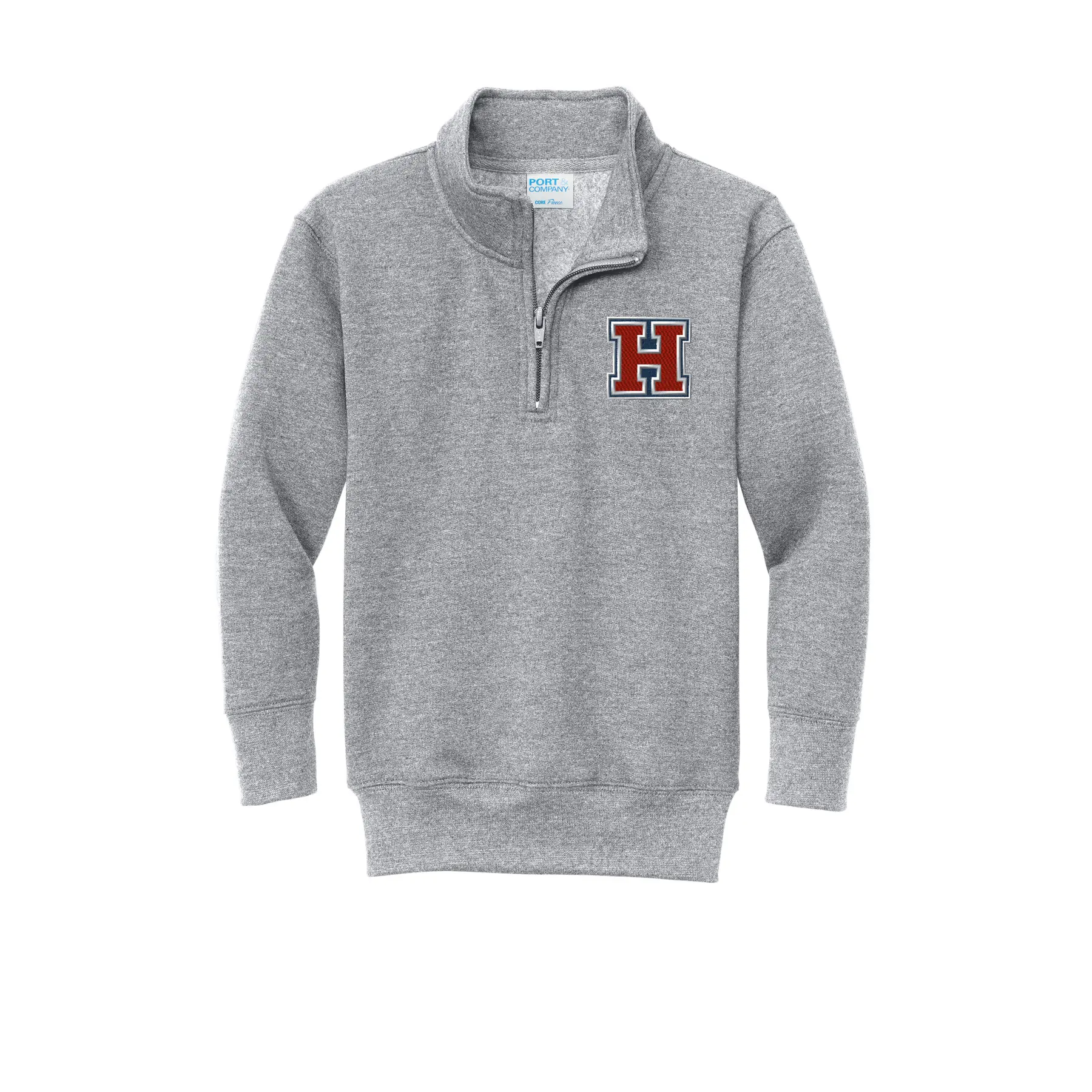 Horton Middle H Embroidery Youth Quarter Zip - Image 1