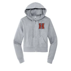 Horton Middle H Embroidery Ladies Full Zip Hoodie