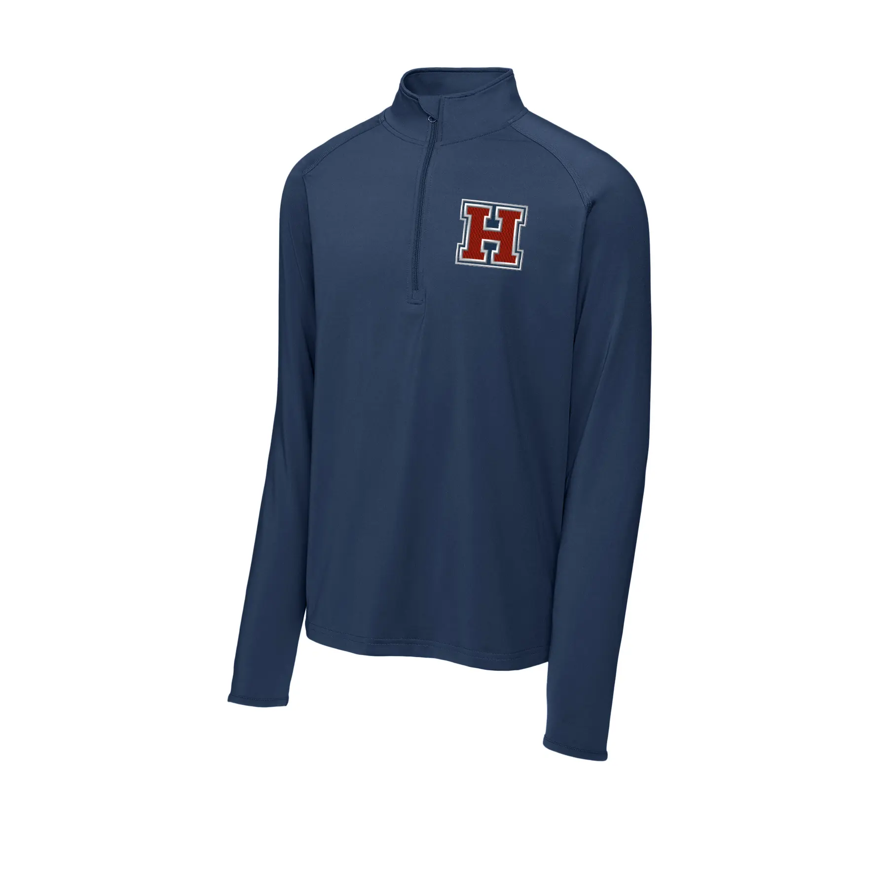 Horton Middle H Embroidery Adult Quarter Zip - Image 1