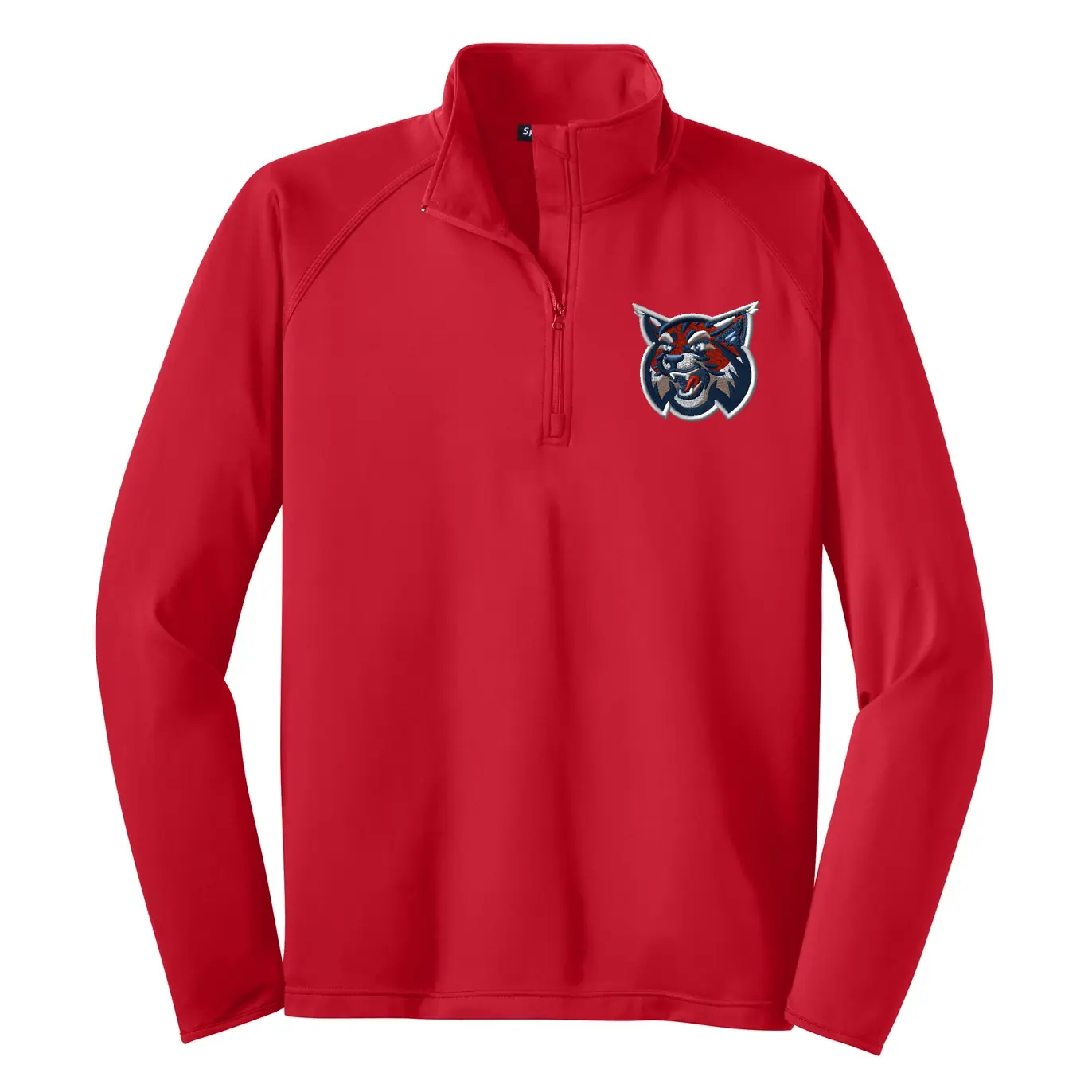 Horton Middle Wildcat Embroidery Tall Quarter Zip - Image 1